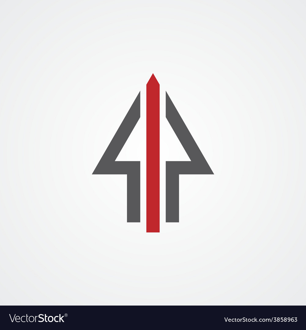 Set of colorful pointer logo