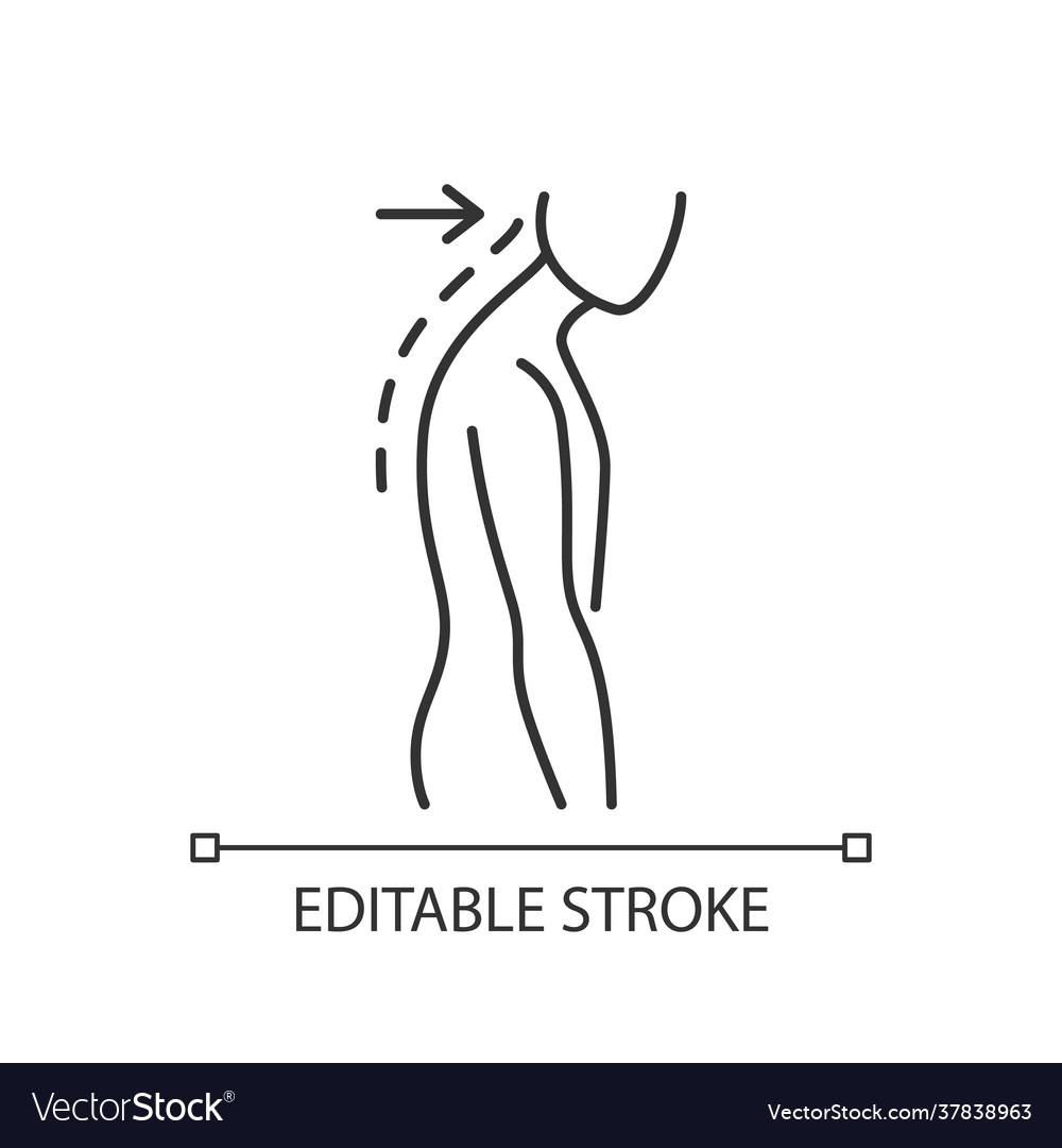 Slouching Posture Icon