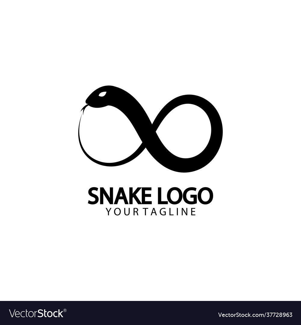 Snake logo template design