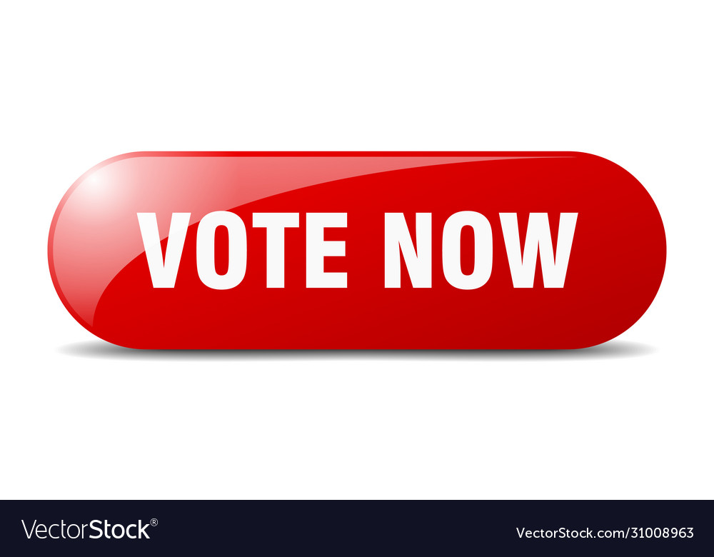 Vote now button sign key push