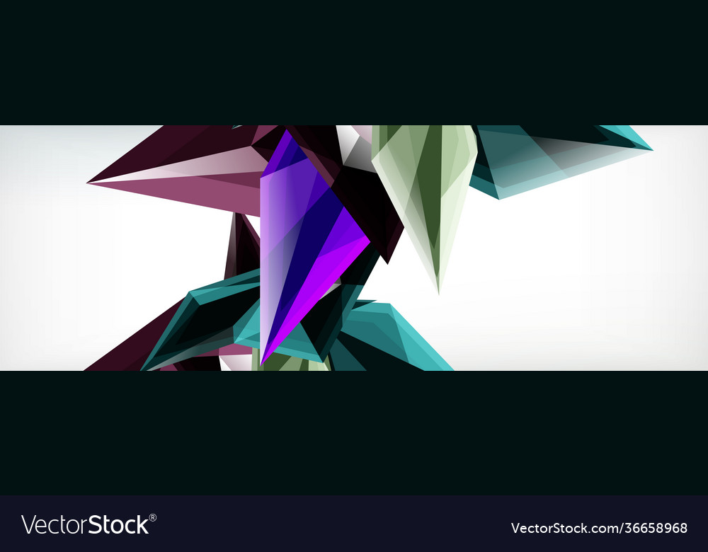3d triangles and pyramids abstract vector image 3d triangles and pyramids abstract