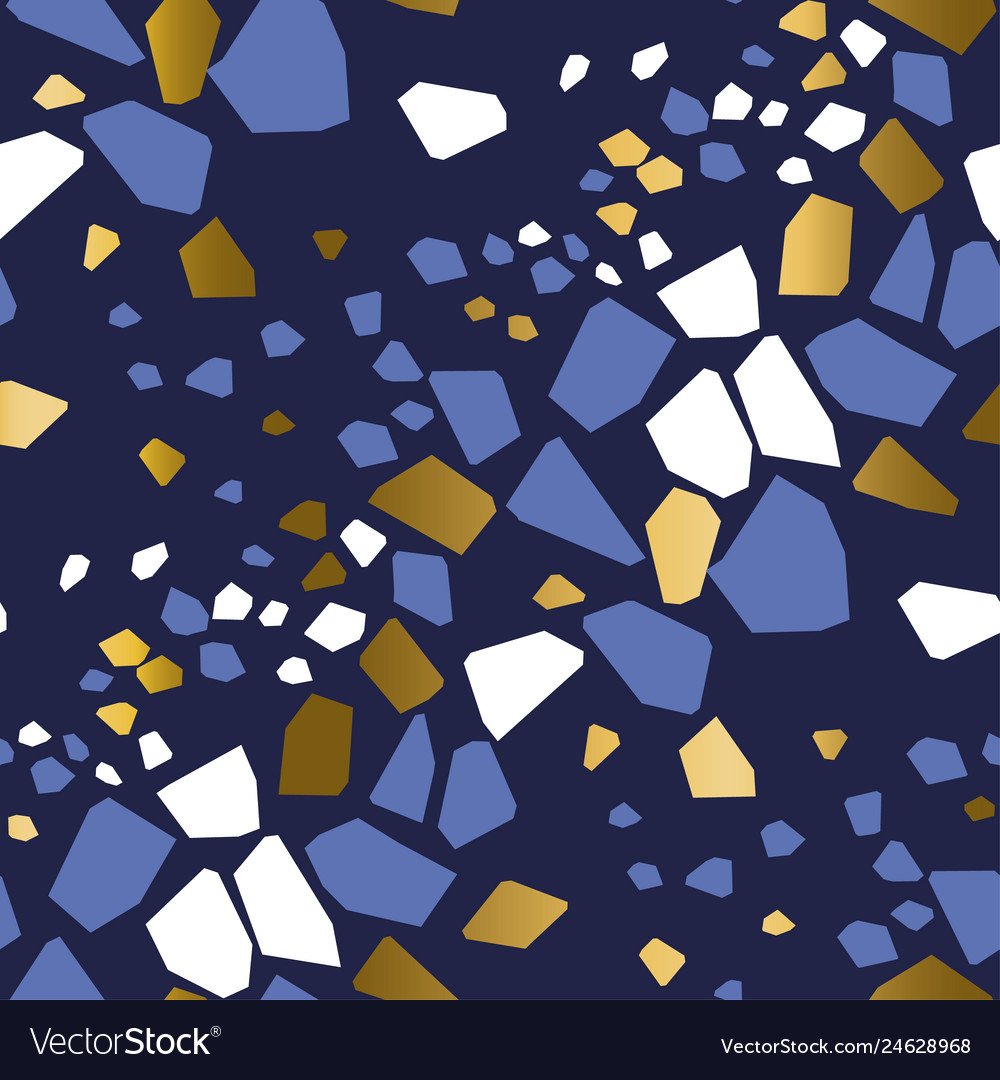Geometrical particles color seamless pattern Vector Image