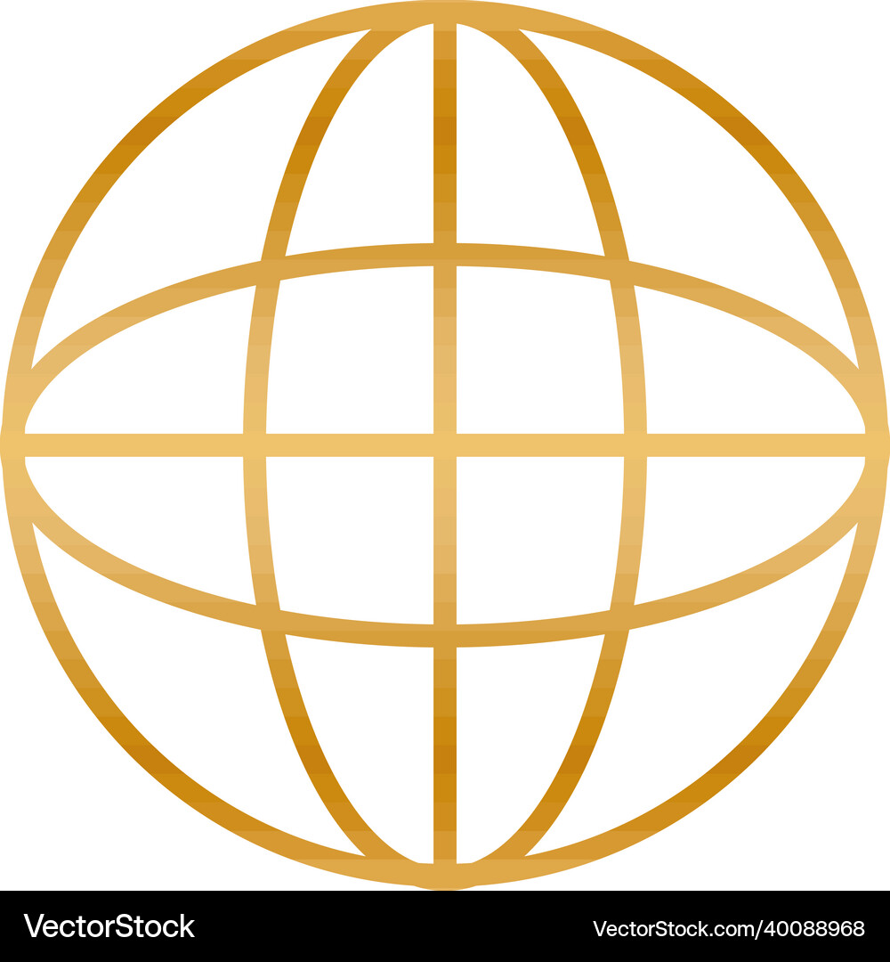 Global sphere icon Royalty Free Vector Image - VectorStock