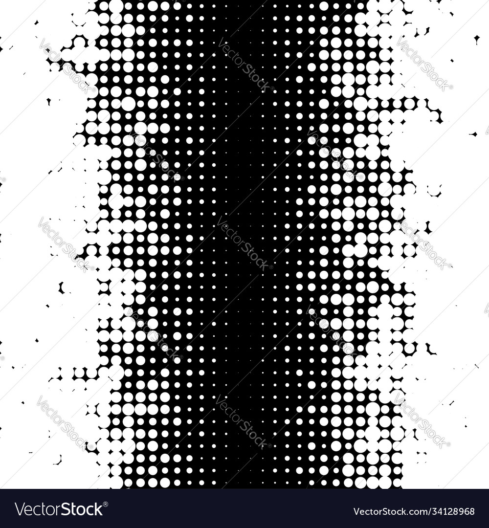 Halftone random circles dots specks vector image Halftone random circles dots specks