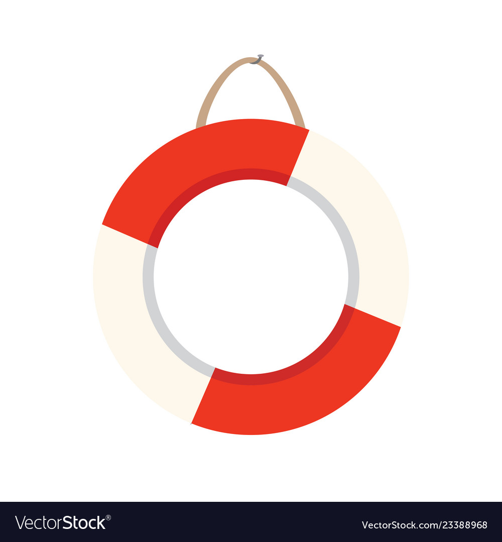 Live buoy icon on white background for graphic