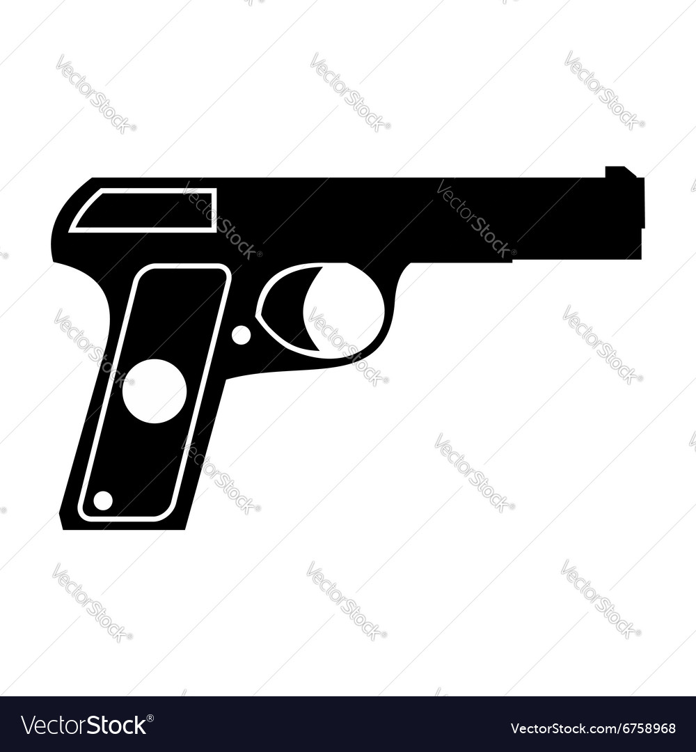 Pistol einfaches Symbol