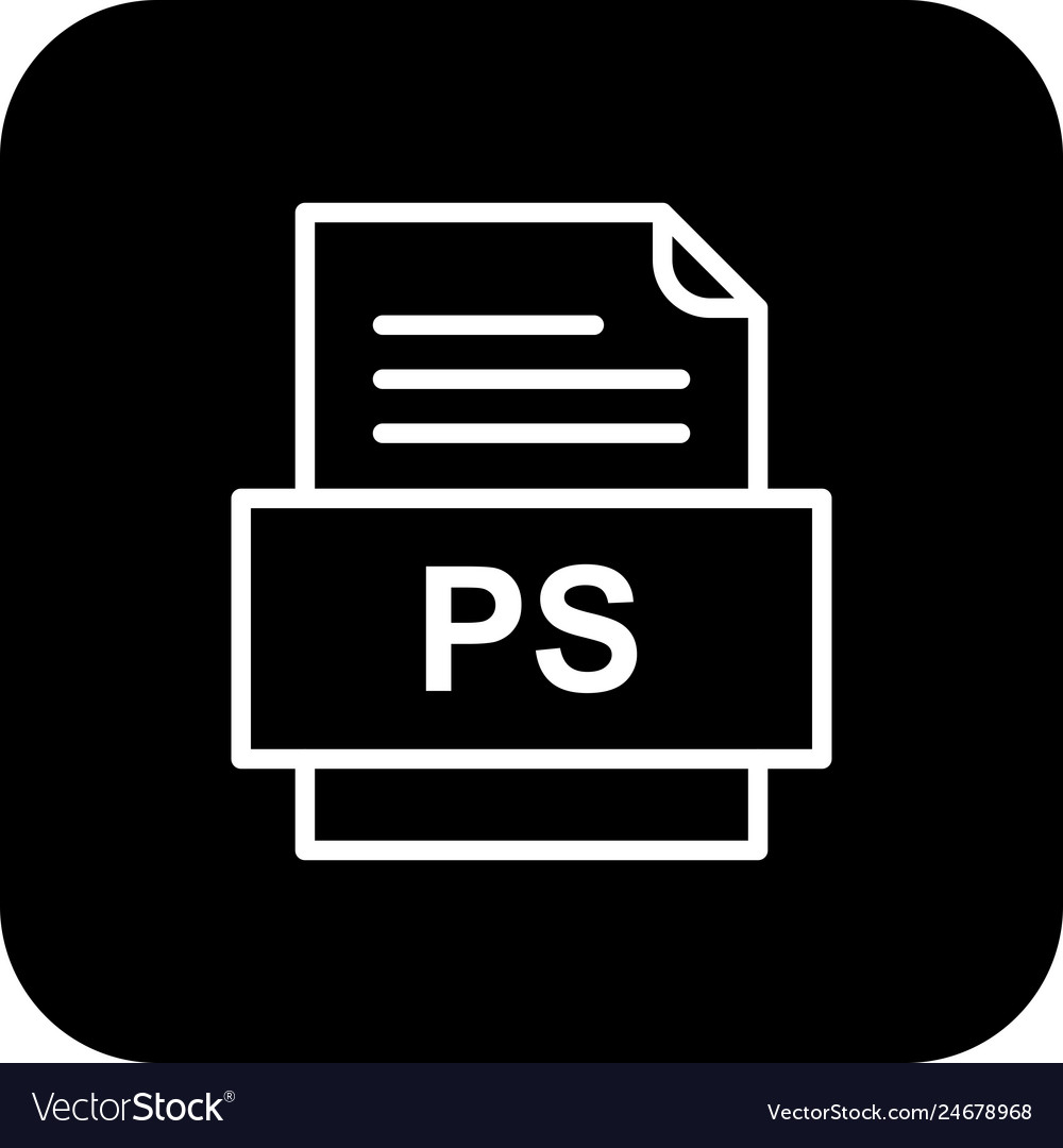 Ps file document icon