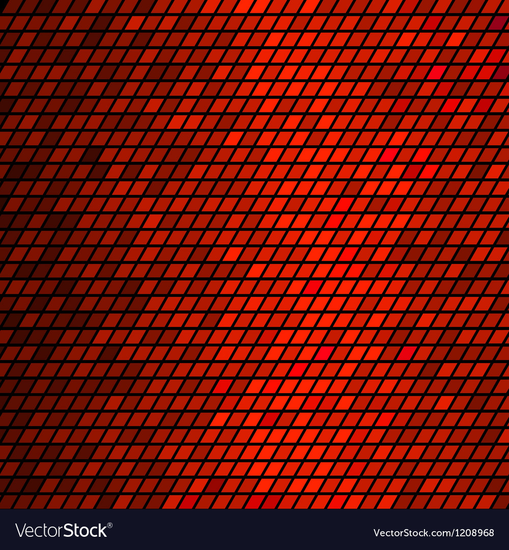 Red Mosaic Tile Background