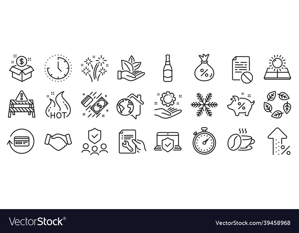 Set of business icons such as wrong file time vector image Set of business icons such as wrong file time