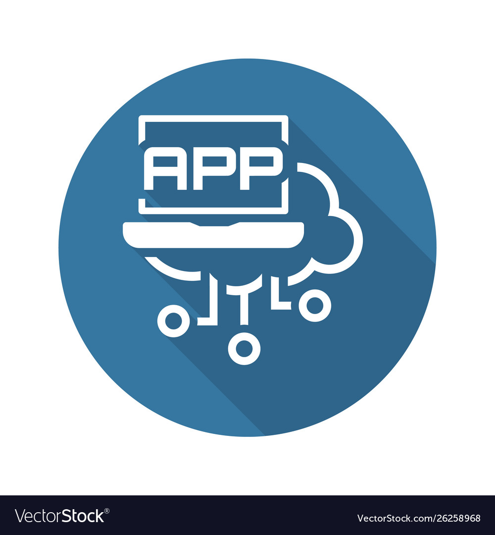 Simple desktop app line icon