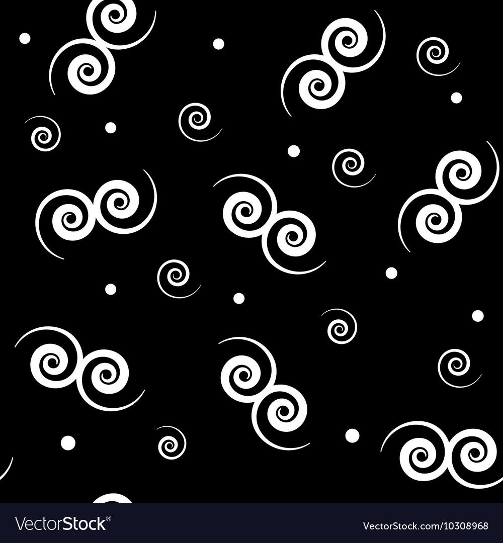 Spiral seamless pattern
