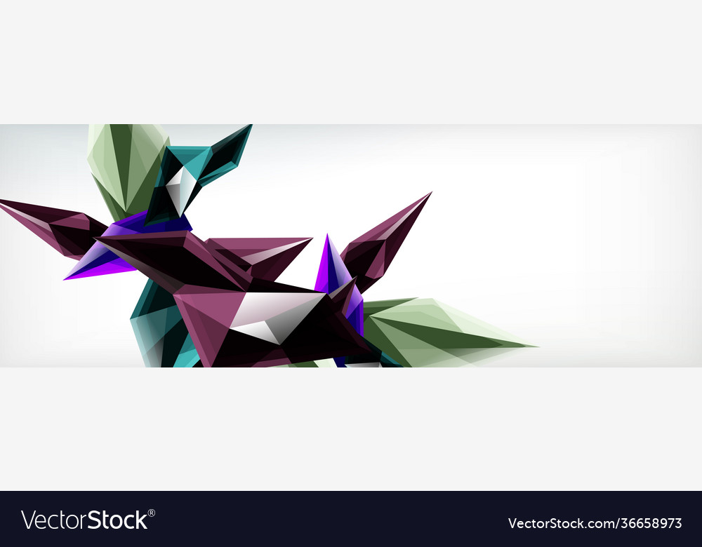 3d triangles and pyramids abstract vector image 3d triangles and pyramids abstract