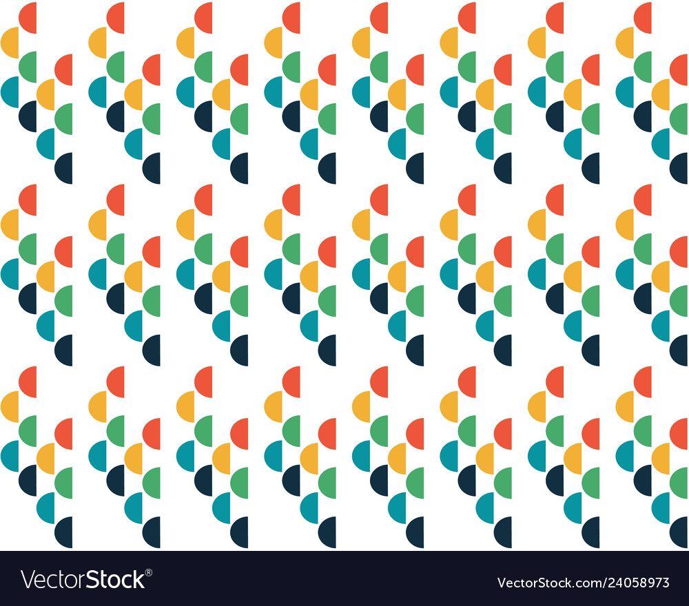 Abstract background colored circles pattern vector image Abstract background colored circles pattern