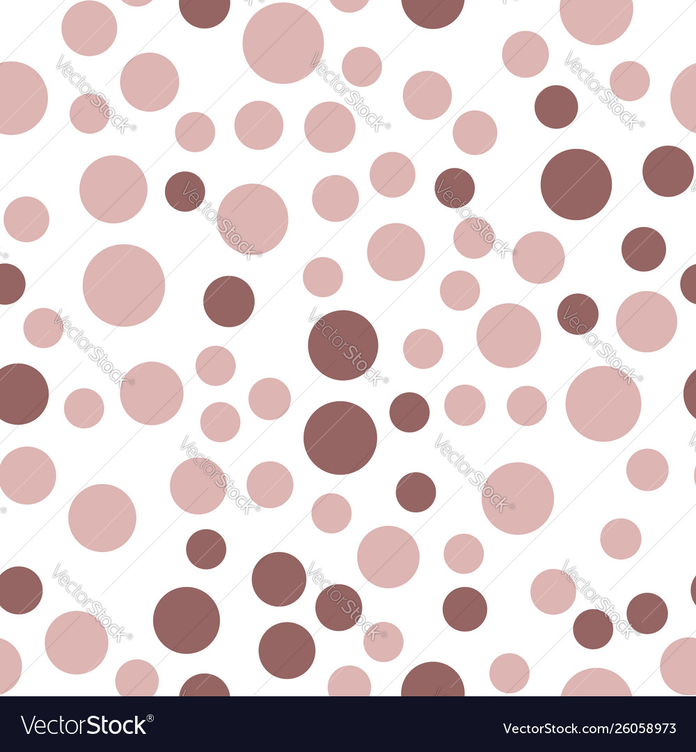 Abstract simple circles seamless pattern