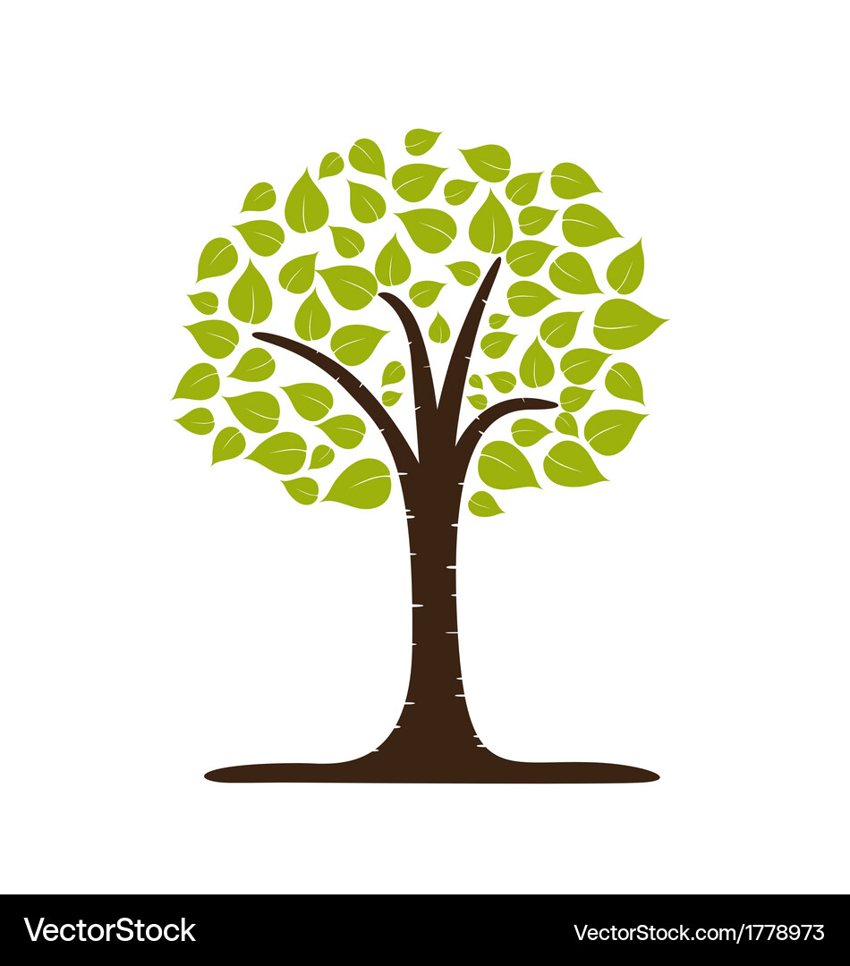 Abstract tree Royalty Free Vector Image - VectorStock