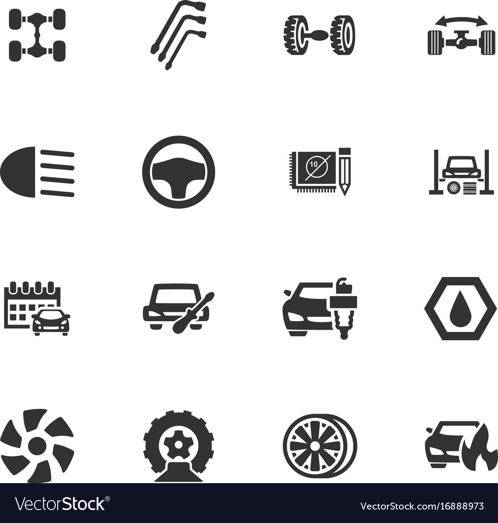 Auto icons set
