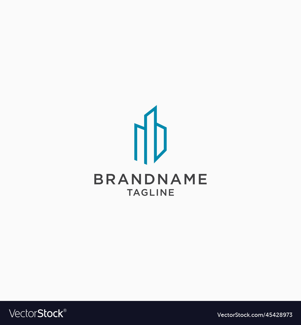 Building logo icon design template vector image Building logo icon design template
