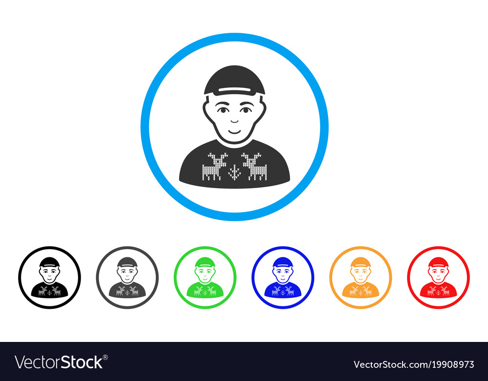 Geek rounded icon