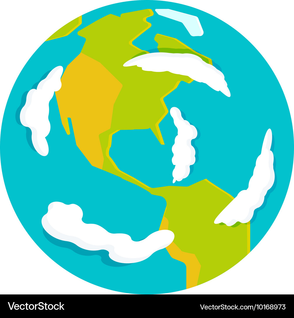 Globe earth icon Royalty Free Vector Image - VectorStock