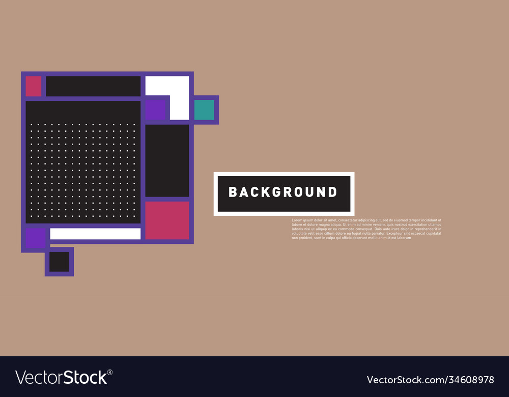 Abstract colorful rectangle background for banner