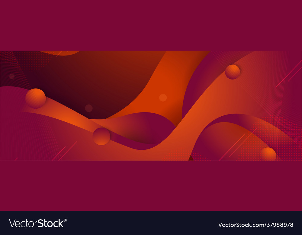 Abstract dynamic red background with minimalism