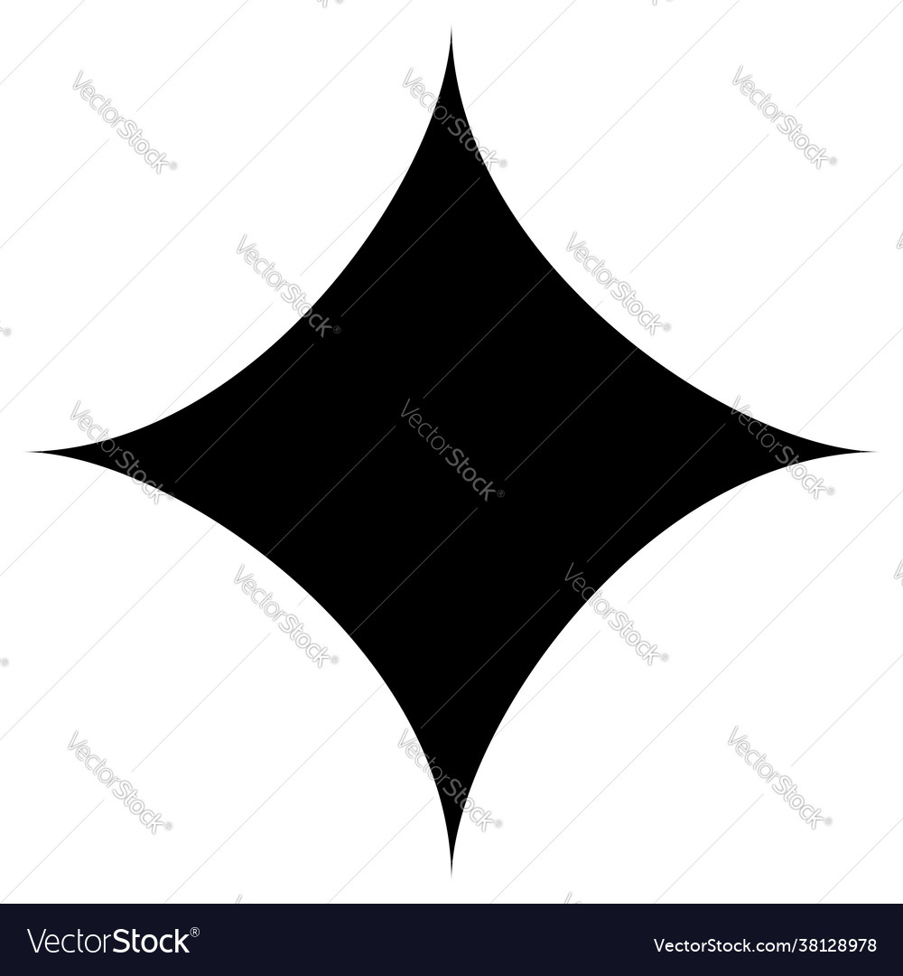 Abstract radial shape design element