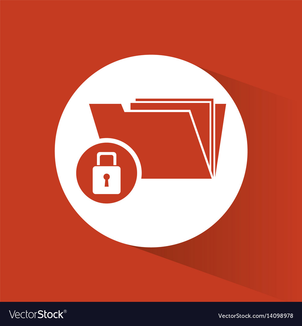 Cyber security information folder file lock