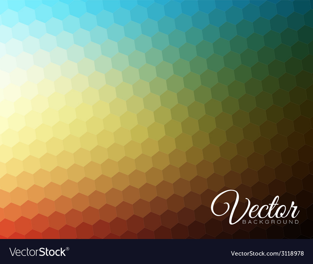 Geometric Hexagon Pattern