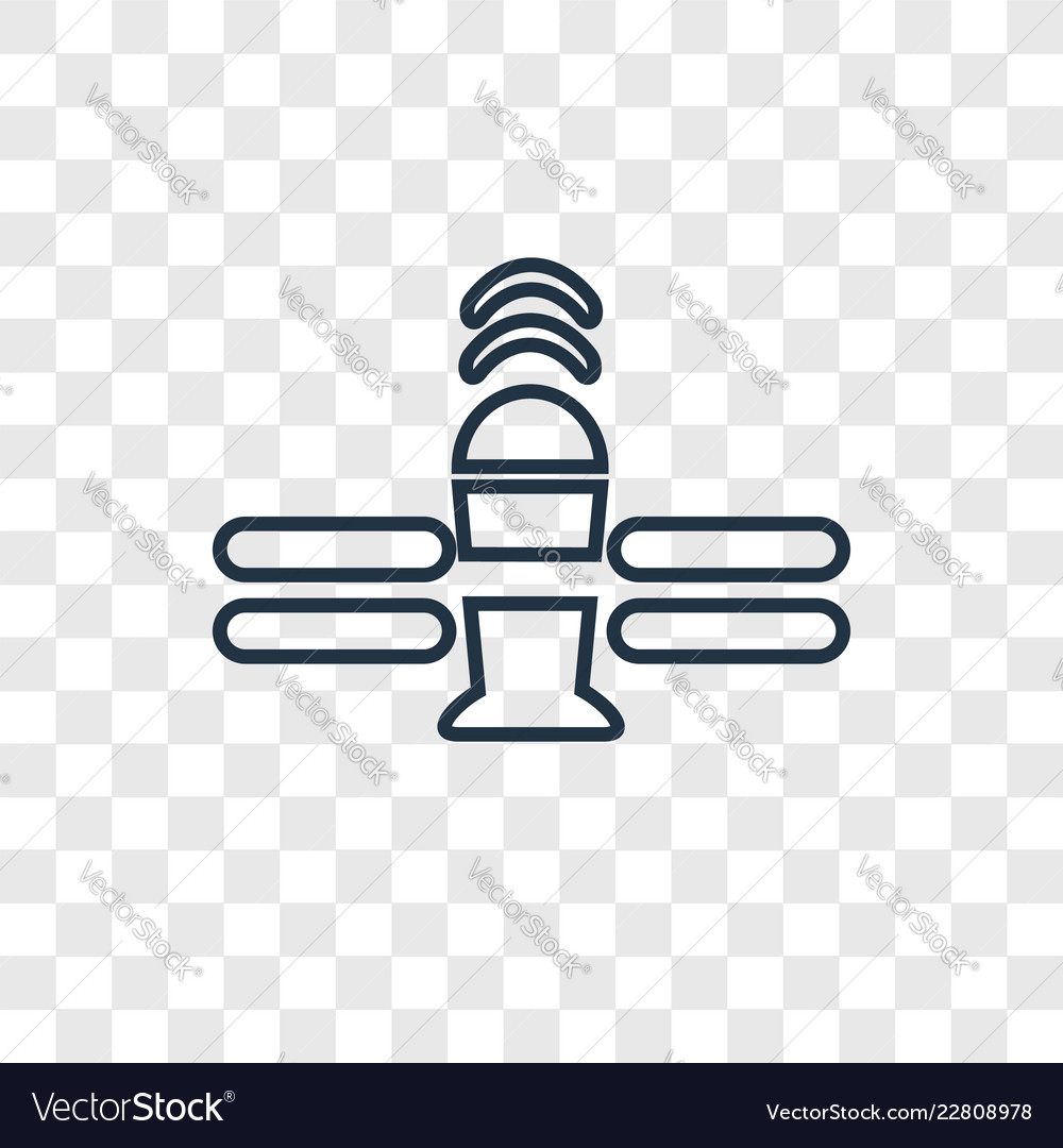 Inc linear icon isolated on transparent