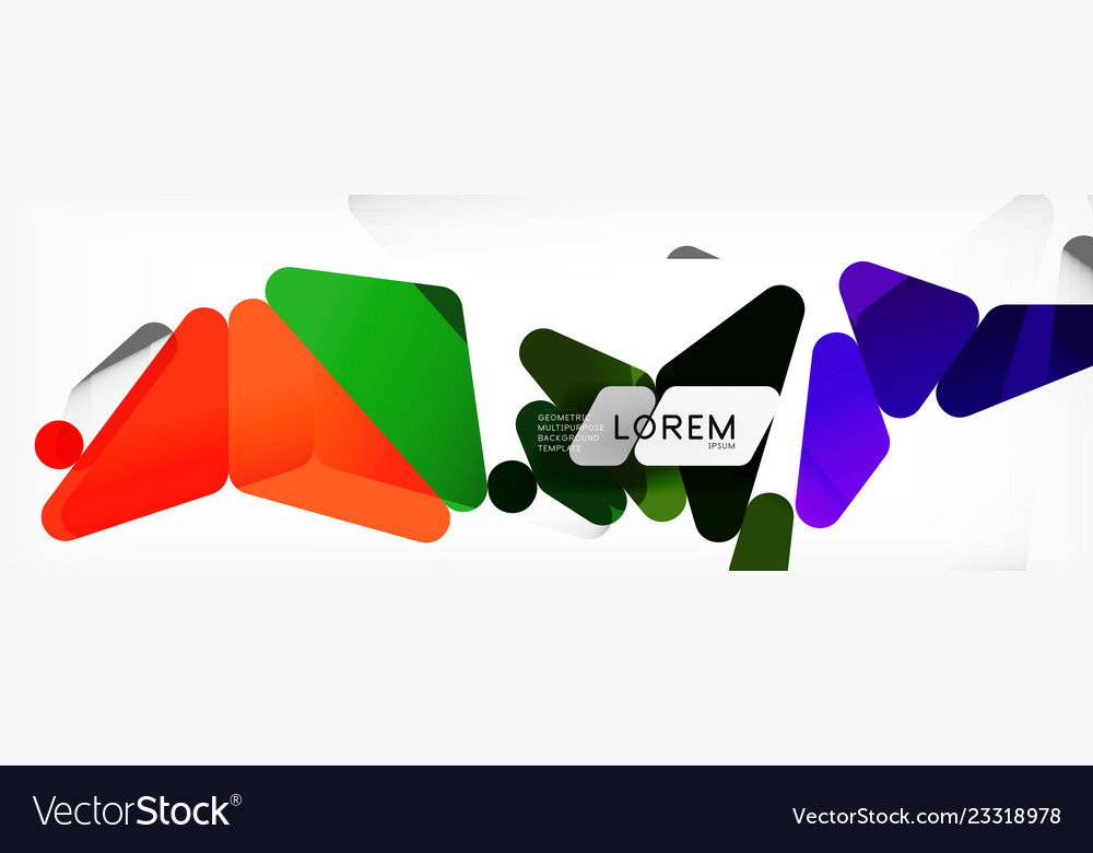Mosaic triangular low poly style abstract Vector Image Mosaic triangular low poly style abstract