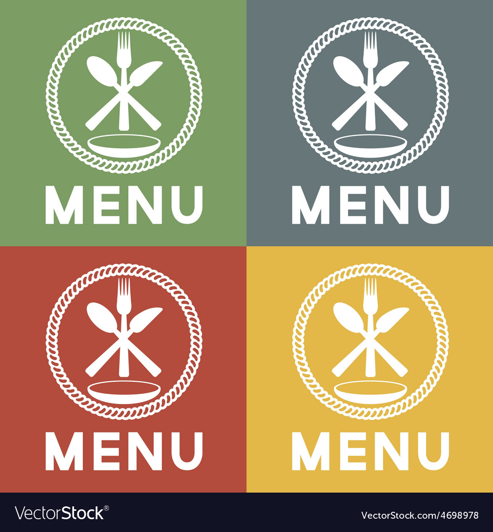 Restaurant menu design template