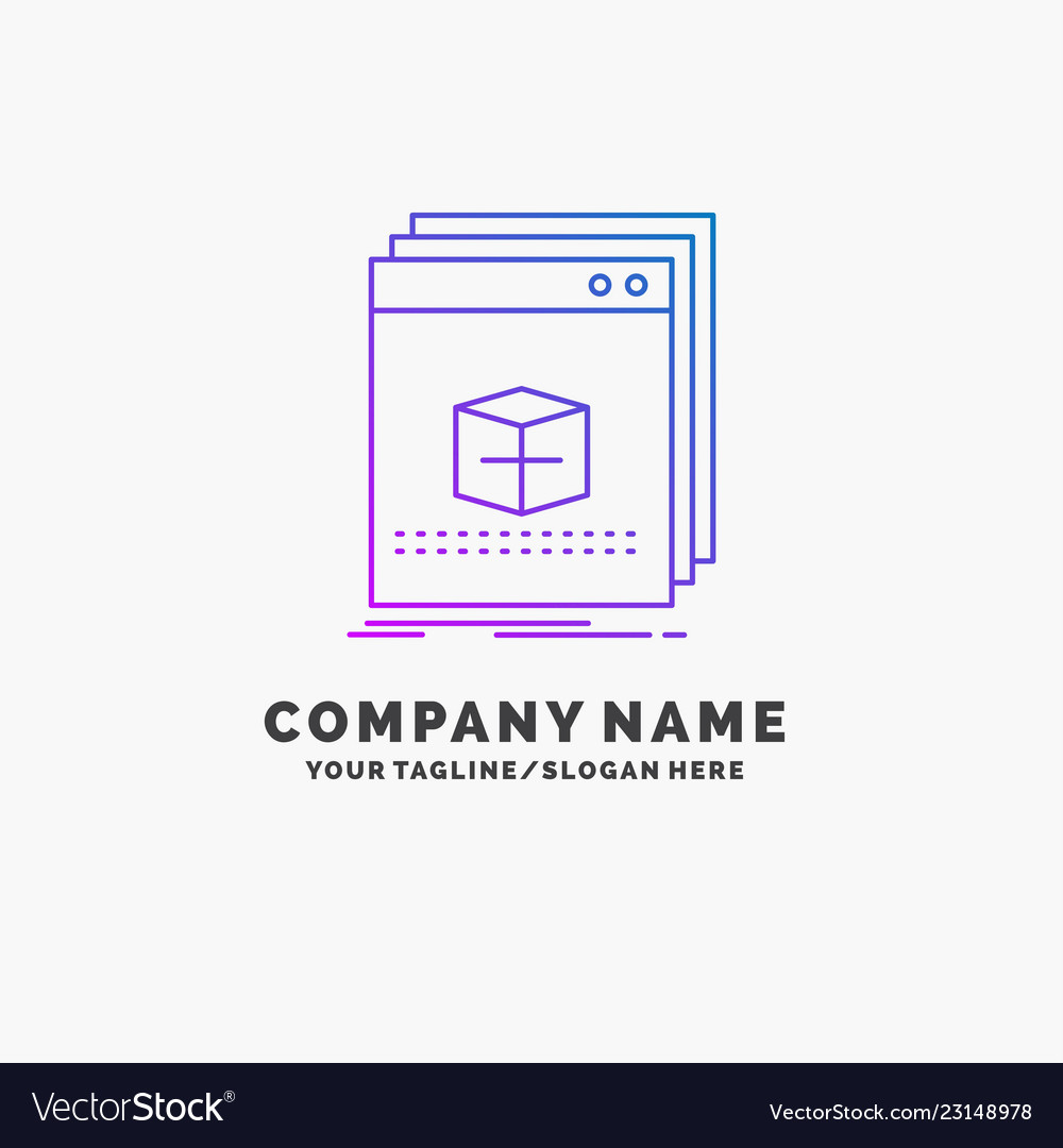 Software app application file program purple vector image Software app application file program purple