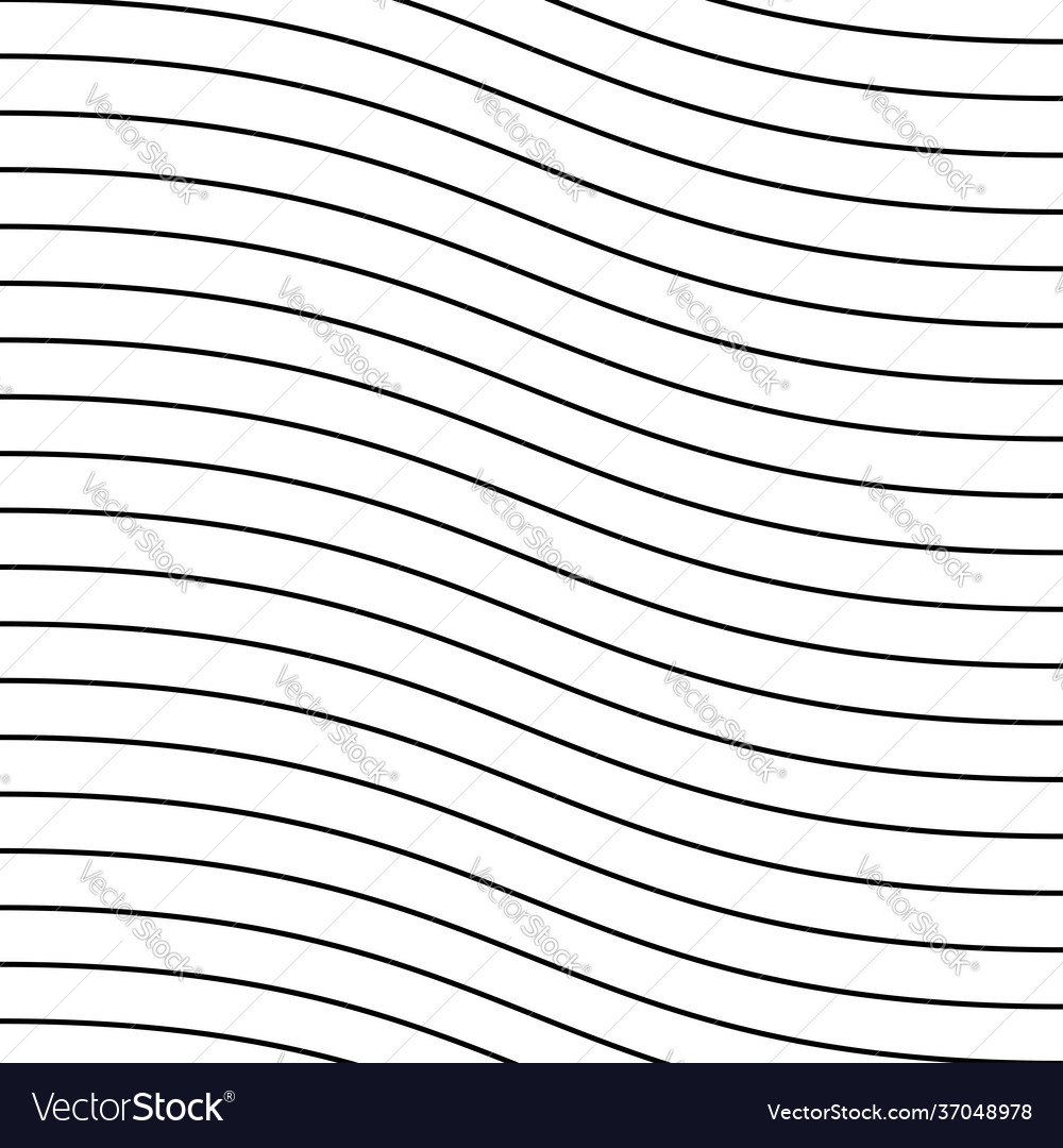 Wavy waving sine lines pattern background Vector Image Wavy waving sine lines pattern background