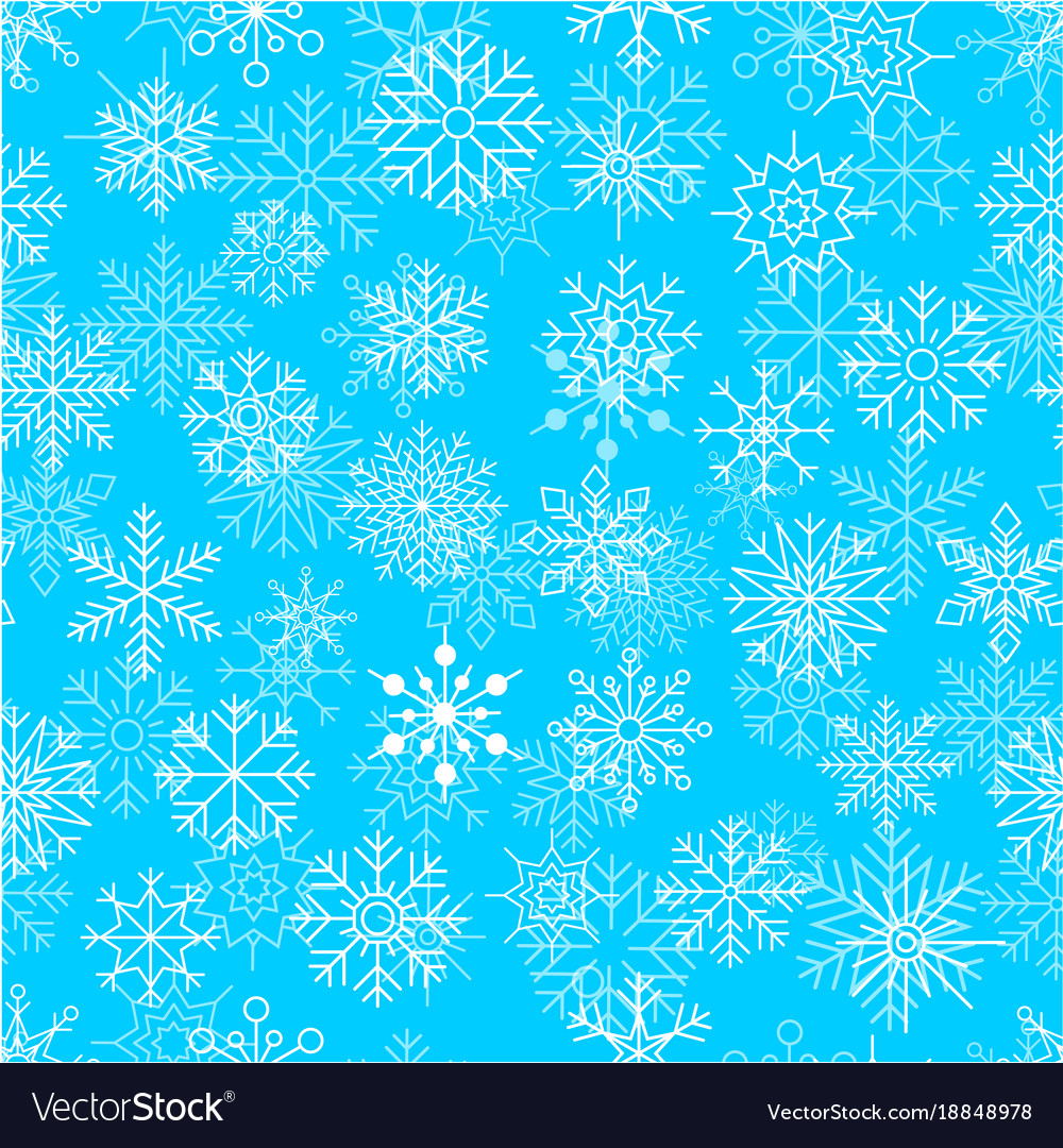 Winter Snowflake Pattern