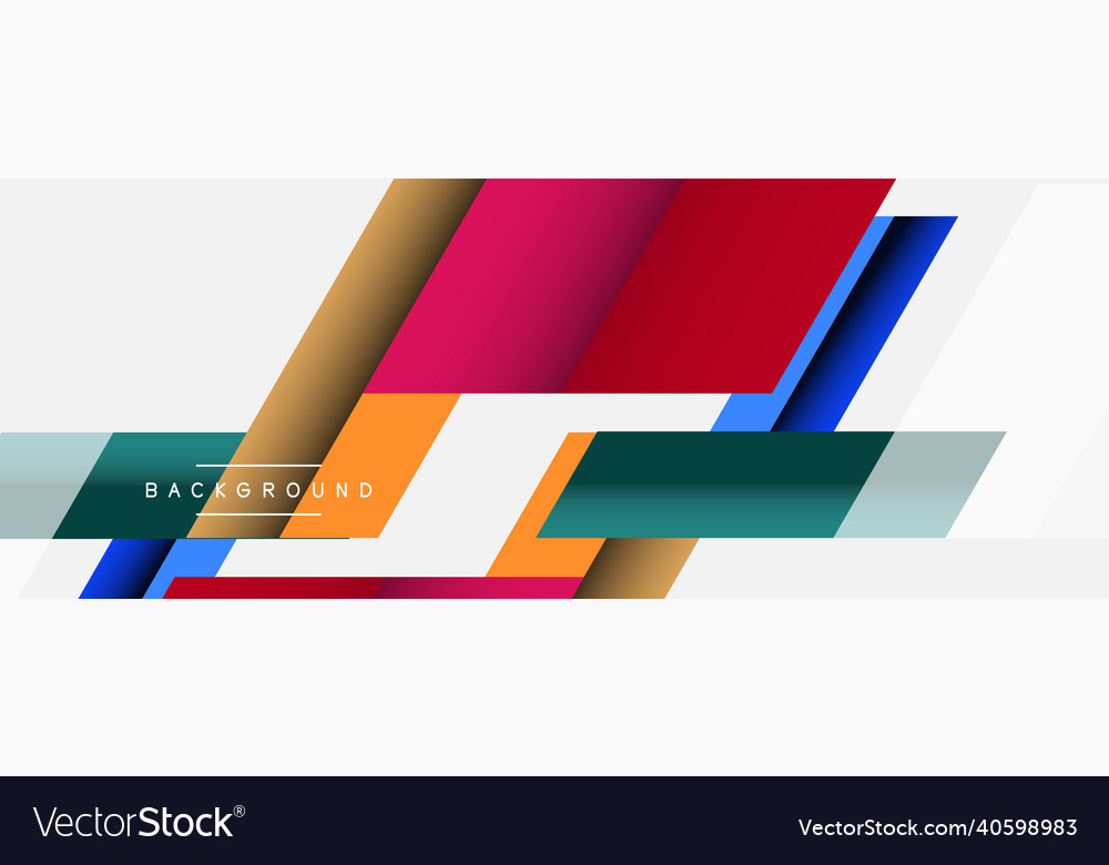 Background abstract overlapping color vector image Background abstract overlapping color