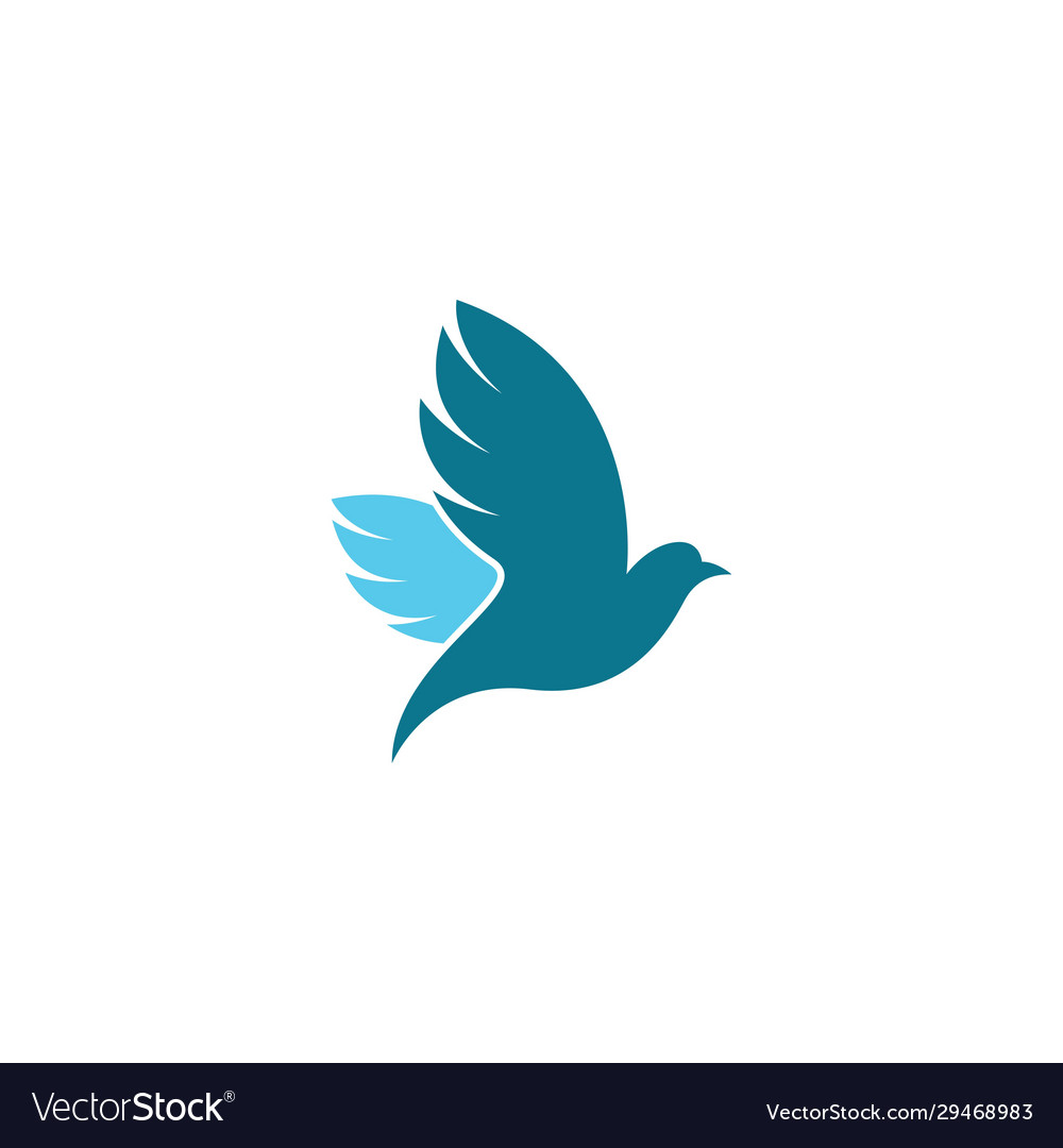 Dove icon design Royalty Free Vector Image - VectorStock