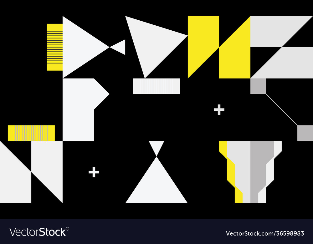Techno abstract pattern design vector image Techno abstract pattern design