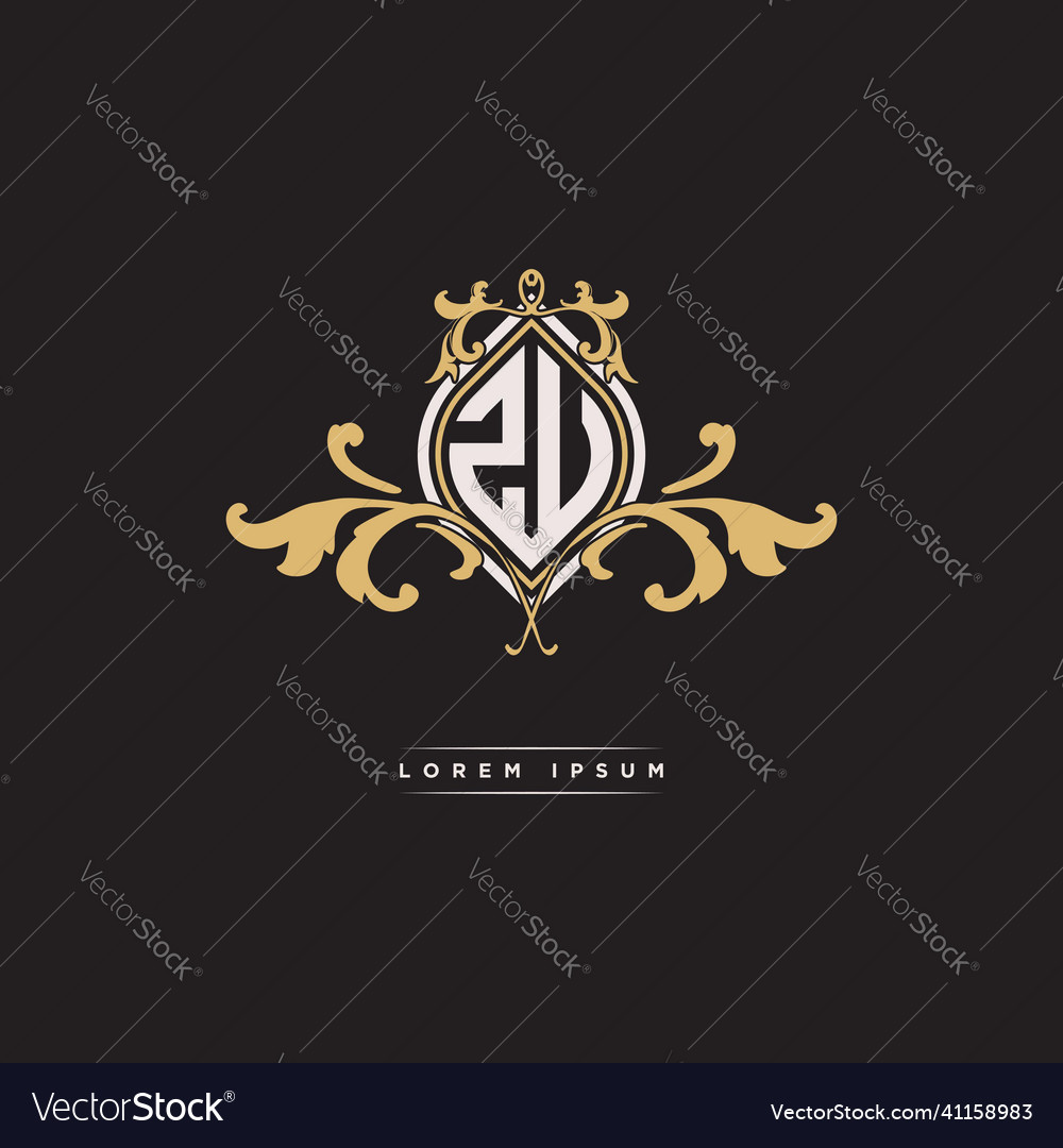 Zu Logo Monogramm Ornament geometrische Jahrgang