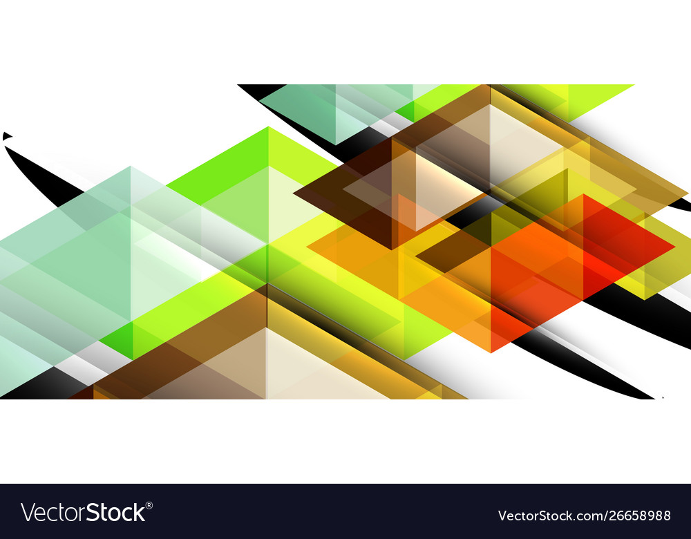 Abstract concept triangle graphic element
