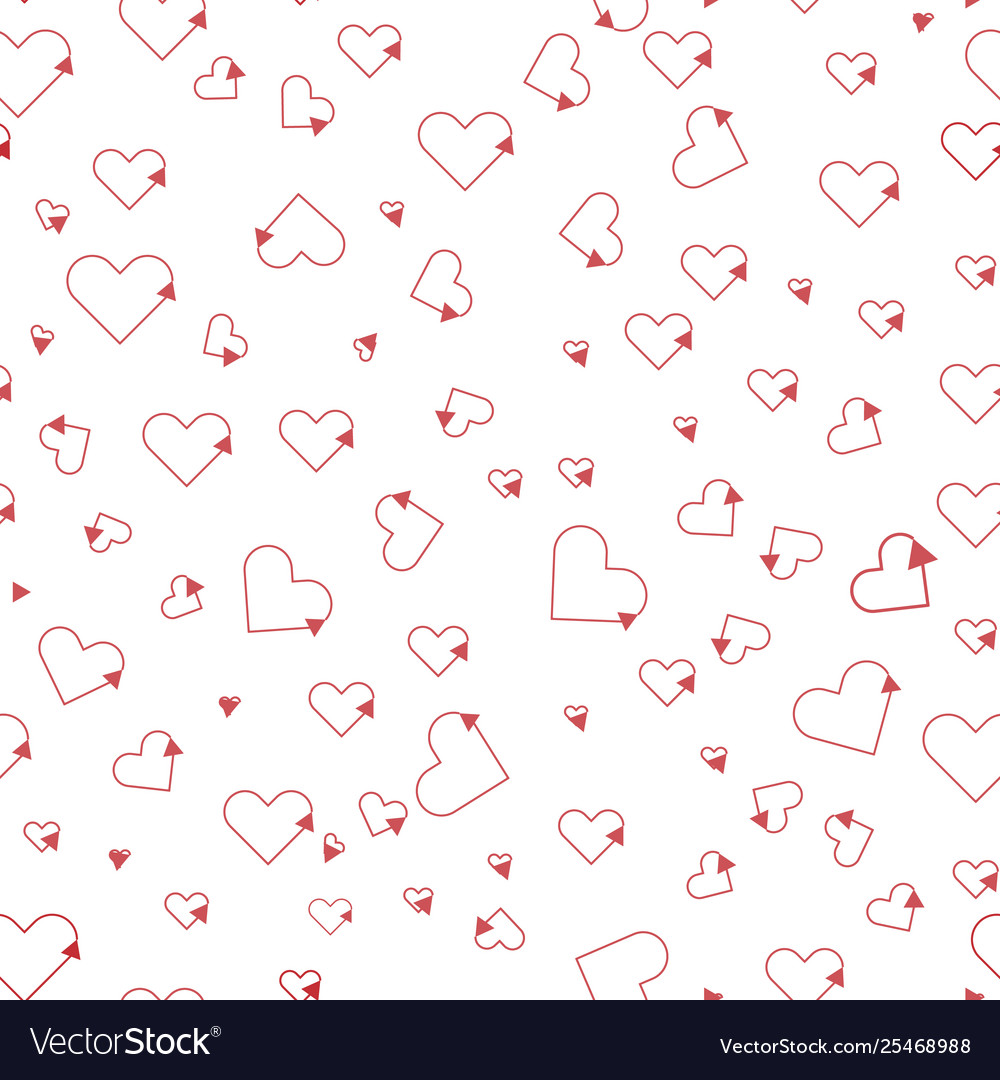 Colorful heart seamless with random size for your