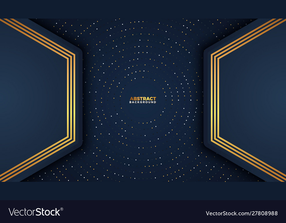 Dark abstract background with overlap layers vector image Dark abstract background with overlap layers