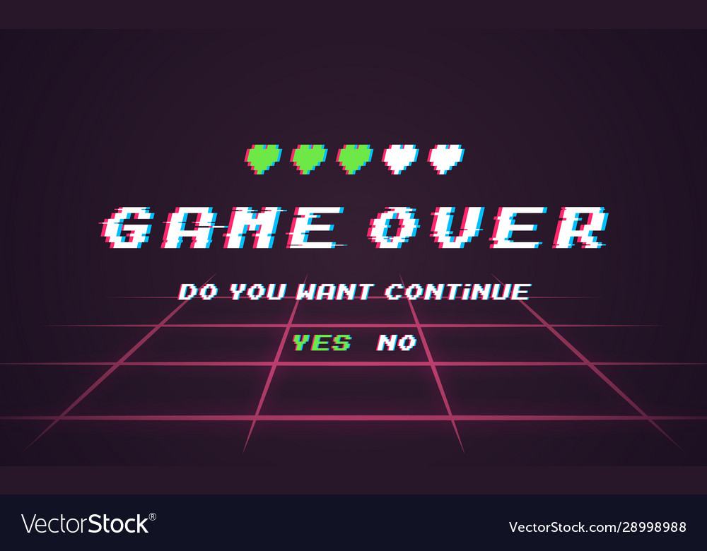 Final error. Error glitch.