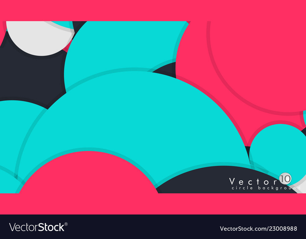 Modern design circle template background