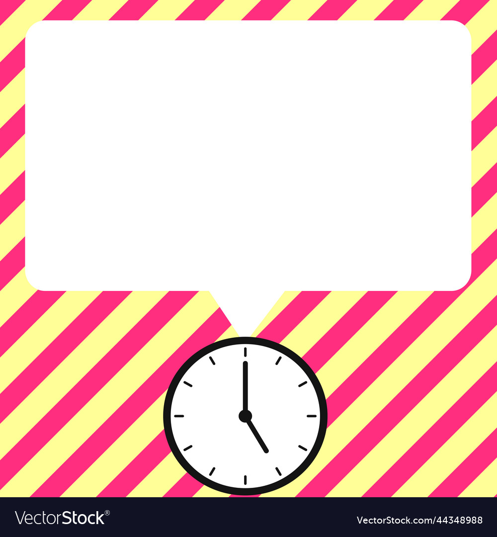 Presenter with conversation bubble showing new vector image Presenter with conversation bubble showing new