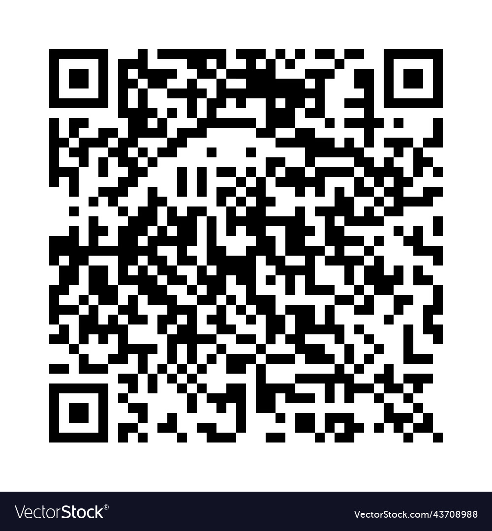 Qr code vector image Qr code
