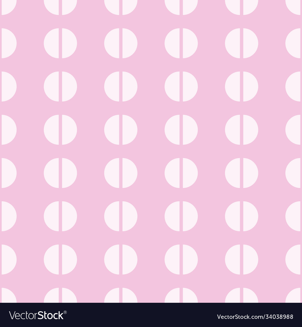 Seamless pattern circles and points vector image Seamless pattern circles and points