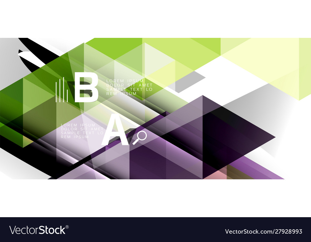 Abstract triangle pattern colorful backdrop Vector Image Abstract triangle pattern colorful backdrop