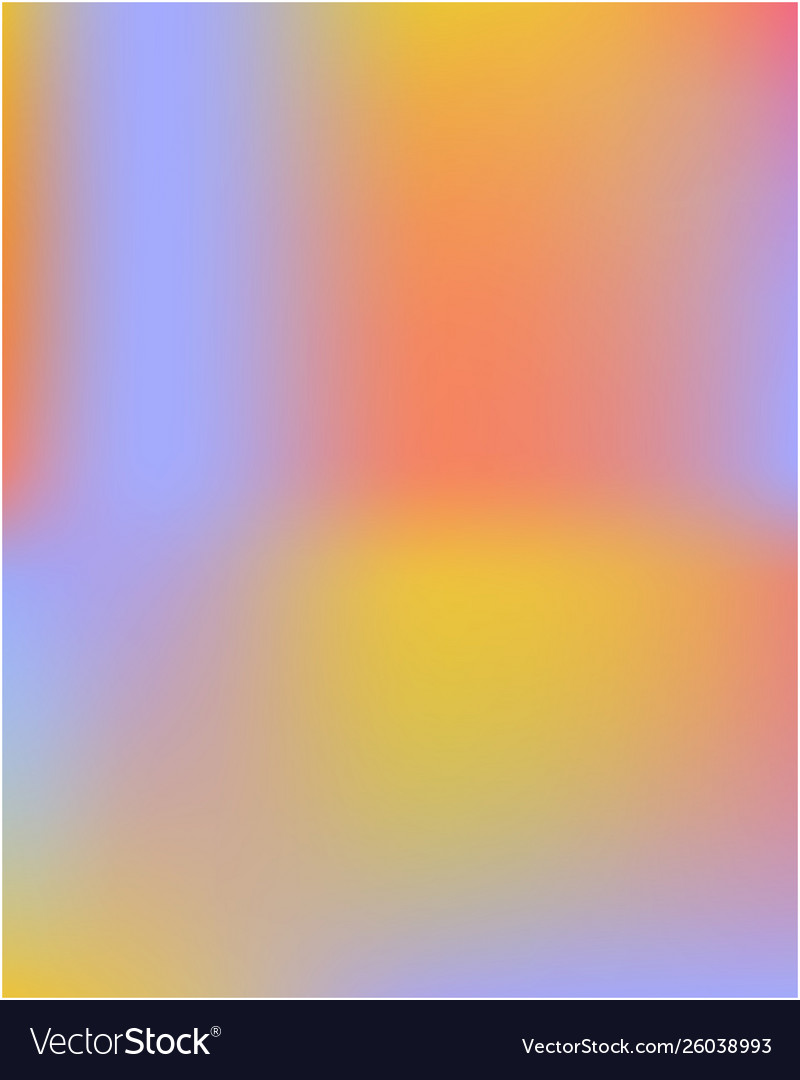 Gradient mesh painted in different colors