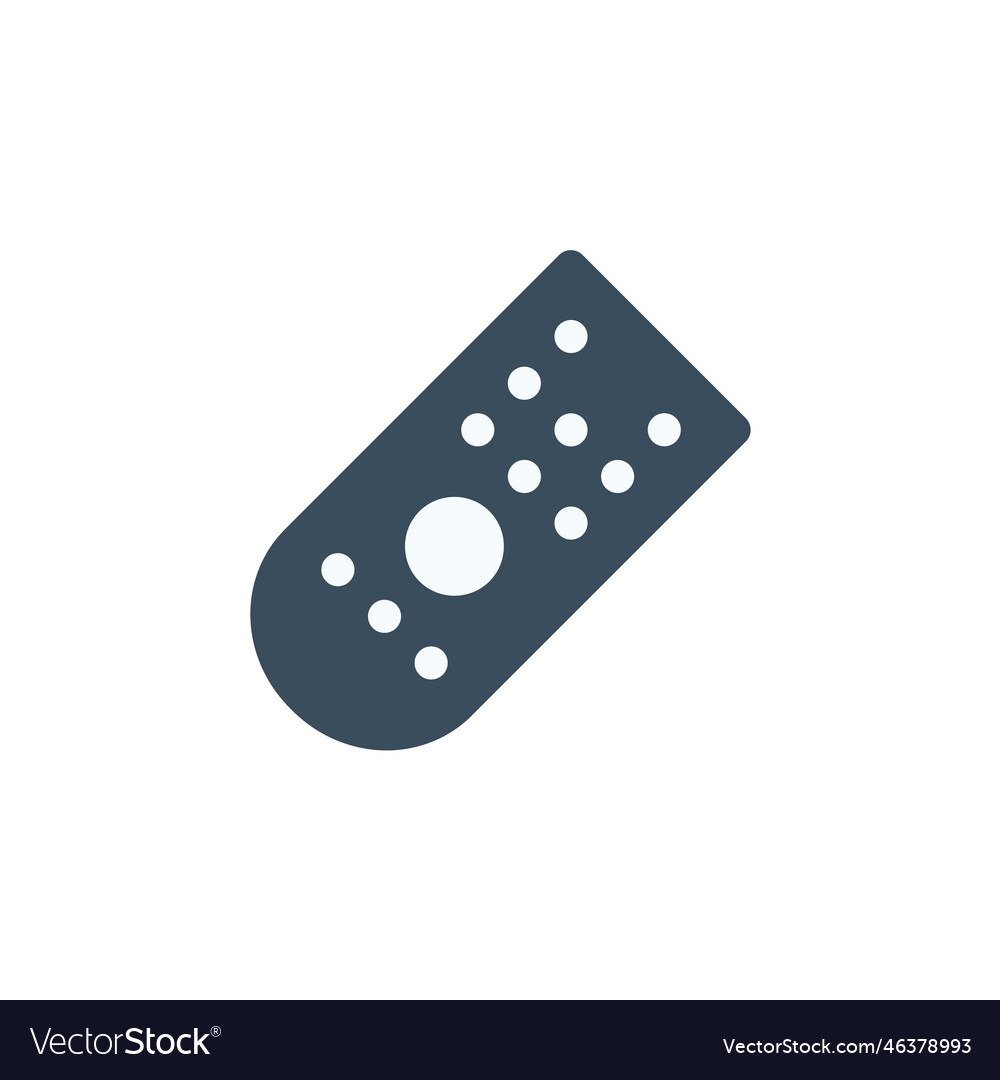 Remote control icon computer component flat vector image Remote control icon computer component flat
