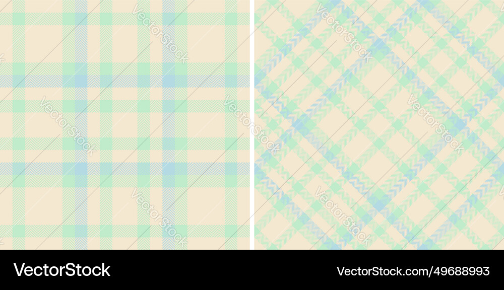 Seamless check fabric of pattern textile plaid Vector Image